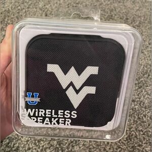 NCAA West Virginia Mountaineers Bluetooth Portable Speaker with FM Radio